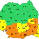 Pana luni la ora 9.00: Ninsori si viscol in Bucuresti si 13 judete