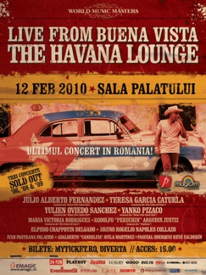 Ultimul concert sustinut in Romania de The Havana Lounge