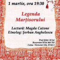 Legenda Martisorului: Magda Catone si Serban Anghelescu, la Sala de lectura a Teatrului Act
