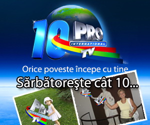 Romanii din afara tarii participa la aniversarea de 10 ani a ProTv International pe www.protvi.ro
