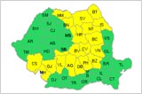Pana pe 6 martie: Atentionare meteorologica de cod galben
