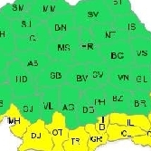 Pana marti 9 martie, la ora 21:00: Cod galben de vant si ninsori pentru 10 judete