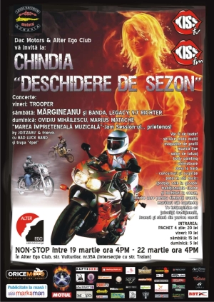 Chindia Motociclistilor, la Club Alter Ego