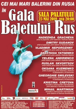 Gala baletului rus: Cei mai talentati balerini ai lumii, la Bucuresti