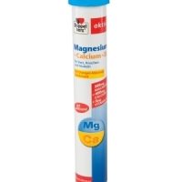 Suplimentele Doppelherz� Aktiv Magneziu + Calciu + D3, cu gust de portocale si maracuja
