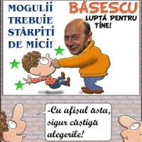 Marele Mogul Traian Basescu in lupta cu Micii Moguli Vantu si Voiculescu