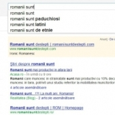Pe motorul de cautare Google, gasesti sugestii precum "Romanii sunt paduchiosi"