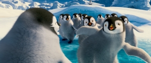 Brad Pitt canta Dragostea din tei in Happy Feet 2 3D

