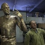 Statuia din bronz a lui Steve Jobs de la Budapesta