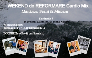 Ne Reformam in Weekend si in 2012! Cardio Mix - Mereu in miscare!