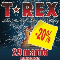 "Promotia Saptamanii" de la Biletoo.ro aduce reduceri pentru biletele la concertul T-REX!
