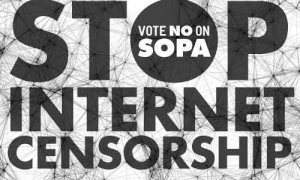 Protestul impotriva cenzurii internetului 