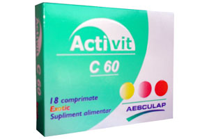 Activit C60 � Vitamina C cu gust exotic, pentru deliciul copiilor! 

