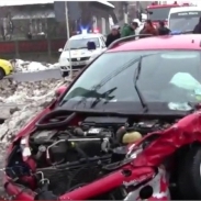 Trei persoane au fost ranite in urma unui accident pe DN 7