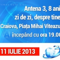 Azi, Craiova este capitala Antena 3