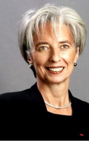 Doamna Christine Lagarde, directorul general al FMI, uluita de frumusetea Bucurestiului
