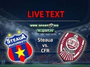 Steaua a invins cu scorul de 3-0 echipa CFR Cluj
