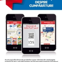 Carrefour Romania anunta lansarea aplicatiei sale mobile pentru smartphone-uri