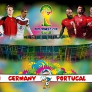 CM Fotbal - Germania a invins Portugalia cu un scor categoric : 4 - 0