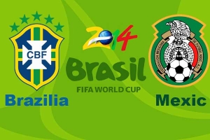 CM 2014: BRAZILIA - MEXIC 0-0