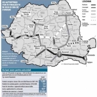 Tinta pana in 2020: 2.400 de kilometri de autostrada in Romania