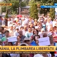 Jurnalistii de la Antena 3 au initiat o simbolica