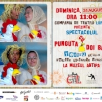 Spectacol de teatru in gradina Muzeului "Antipa"