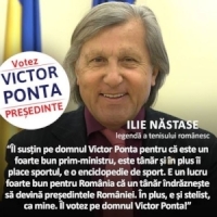 Ilie Nastase, legenda tenisului romanesc, il sustine pe Victor Ponta
