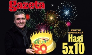 Regele fotbalului romanesc, la 50 de ani: La multi ani,Gica Hagi!