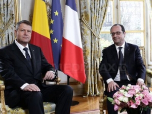 Palatul Elysee: Presedintele Klaus Iohannis se intalneste cu presedintele Francois Hollande