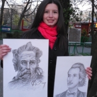 Cristina Ioana Avram, o tanara de 16 ani, face portrete superbe