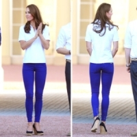 Kate Middleton poarta din nou jeans slim
