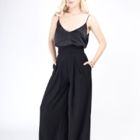 Pantalon maxi cu talie inalta, de la Cloche