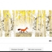 Google marcheaza Ziua Pamantului prin intermediul unor logouri cu diverse animale: o vulpe, o broasca testoasa, un elefant, un urs polar si o caracatita