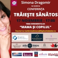 Simona Dragomir: Invatam mamele sa aiba grija de ele si de copiii lor!