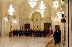 Ministrii au depus juramantul de investire in functie la Palatul Cotroceni