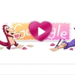 Avanpremiera de Valentine's Day: Google Doodle dedicat pangolinului