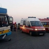 Autobuz implicat intr-un accident in Prahova