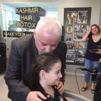 Flavius Man a devenit hairstilistul micuței Irina Columbeanu