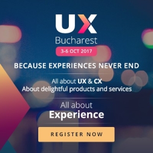 Cea de-a doua editie UX Bucharest va avea loc la inceputul lunii octombrie al acestui an