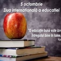 Pe 5 Octombrie, Ziua Internationala a Educatiei, este zi libera pentru elevi si profesori