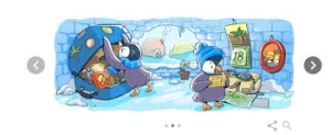 Google: Povestea pinguinilor care se pregatesc pentru Craciun si Revelion