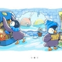 Google: Povestea pinguinilor care se pregatesc pentru Craciun si Revelion
