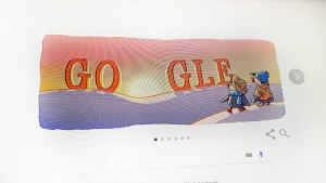 Google are un doodle special pentru 1 Ianuarie 2018