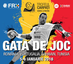 Trofeul Carpati la handbal masculin se desfasoara in zilele de 5 si 6 Ianuarie 2018, in Sala Ion C.Neagu din Calarasi