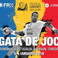 Trofeul Carpati la handbal masculin se desfasoara in zilele de 5 si 6 Ianuarie 2018, in Sala Ion C.Neagu din Calarasi