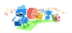 Google marcheaza Ziua Internationala a Copilului cu un Doodle special ce semnifica bucuria si veselia de a fi copil