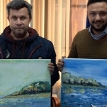 Viceprimarului Dragos Coman ii plac picturile lui Jimmy Stanescu