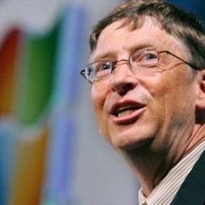 Bill Gates in Romania.