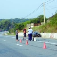 Accident cu trei raniti grav pe DN 65
